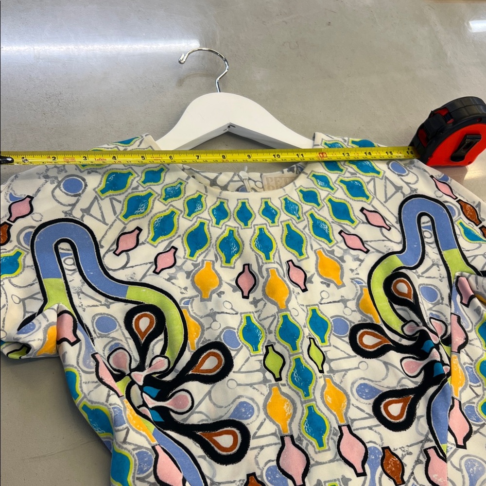 Colorful Geometric Pattern Dress - Picture 4 of 6